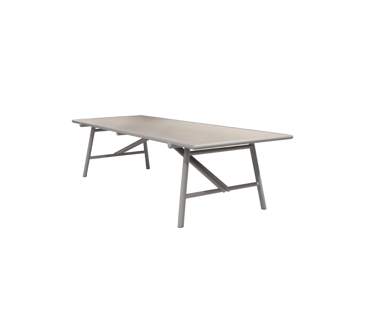 Sticks dining table base, 280x100 cm