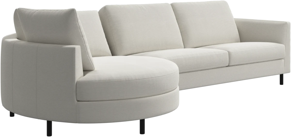 Indivi sofa with chaise longue left