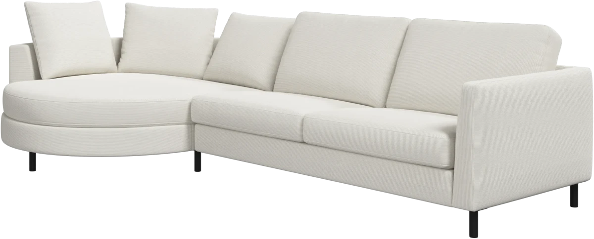 Indivi sofa with chaise longue left