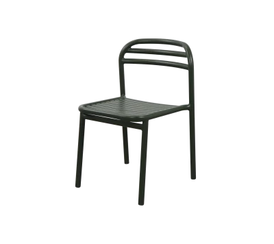 Bliss chair w/o armrest, stackable