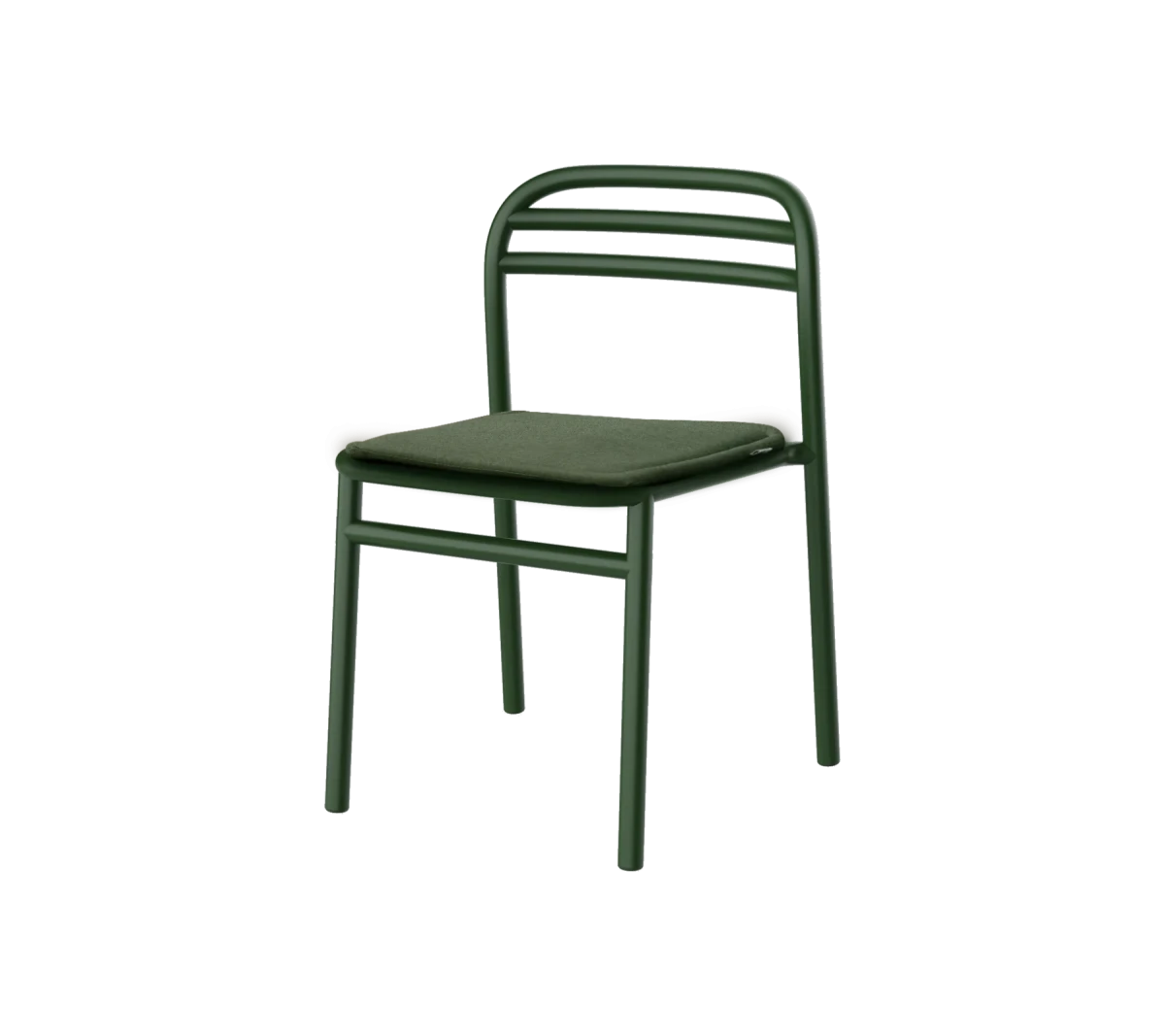 Bliss chair w/o armrest, stackable
