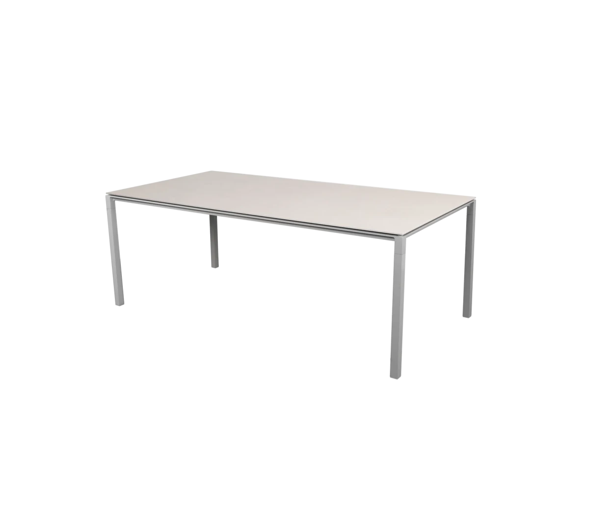 Pure dining table base, 200x100 cm