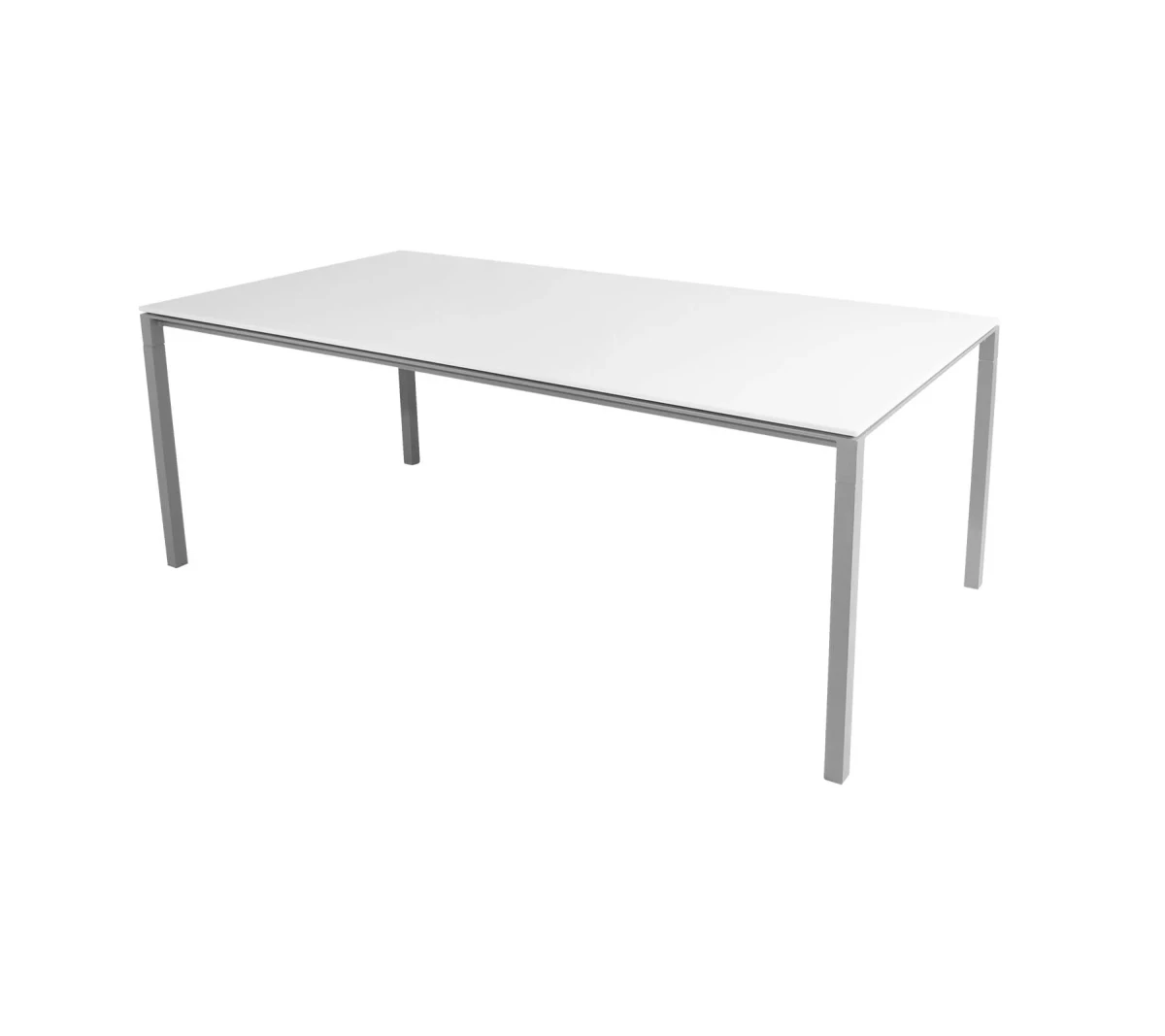 Pure dining table base, 200x100 cm