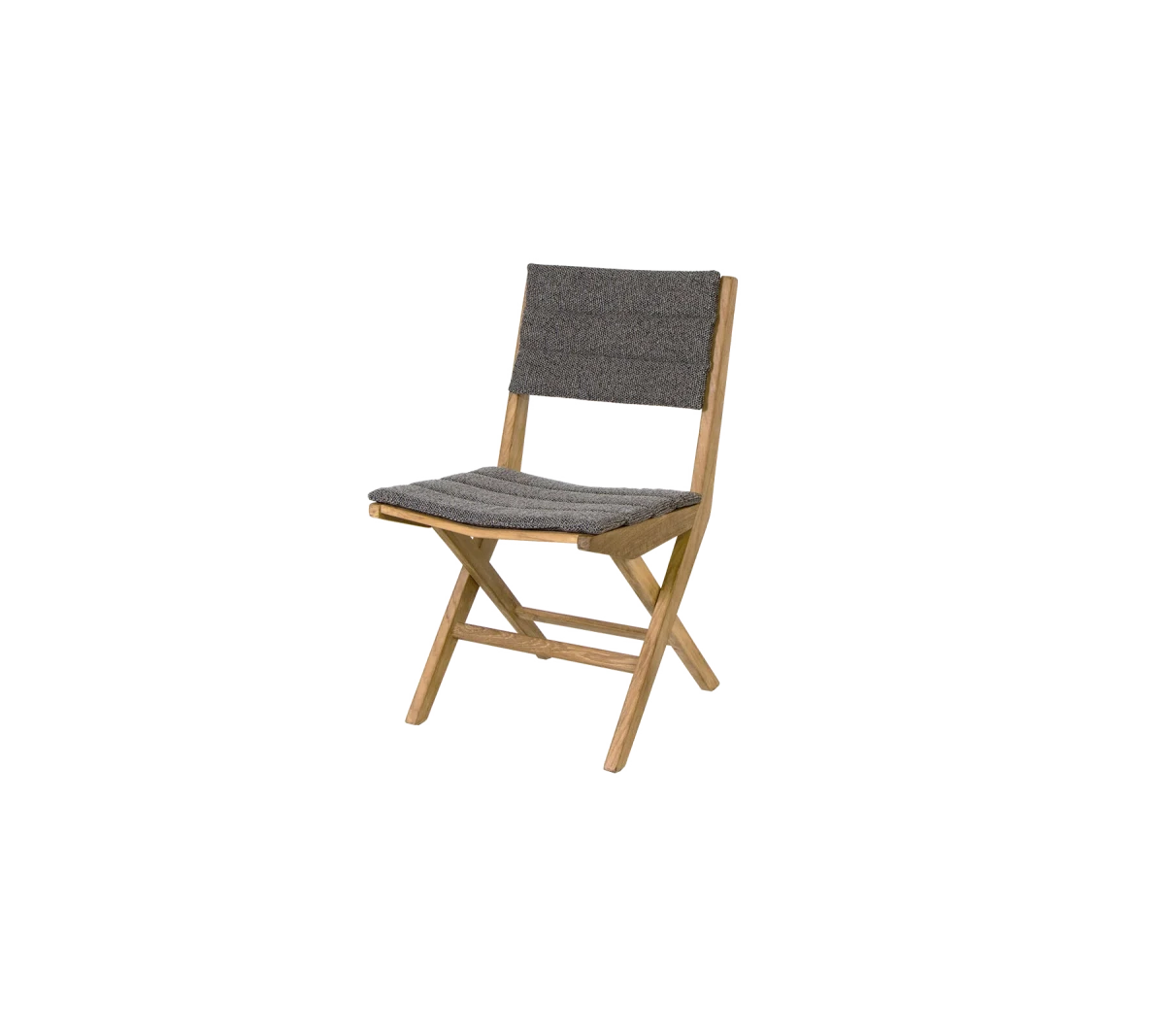 Flip folding chair w/o armrest