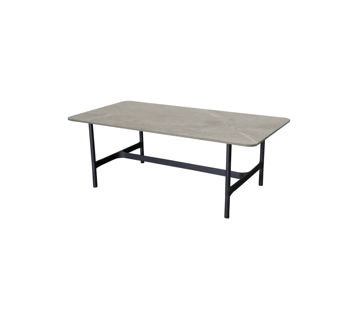 Twist coffee table base rect.