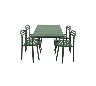 Bliss dining table rect. incl. 4 chairs