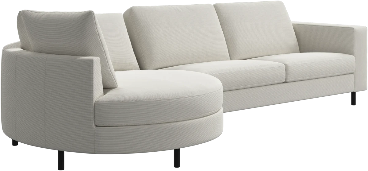 Indivi sofa with chaise longue left