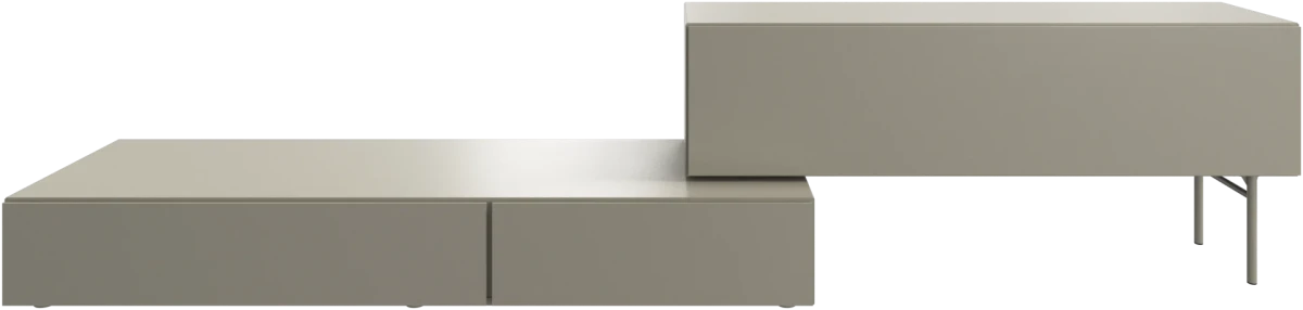 Lugano wall system with drop down doors and drawer