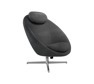 Pace lounge chair shell incl. neck cushion