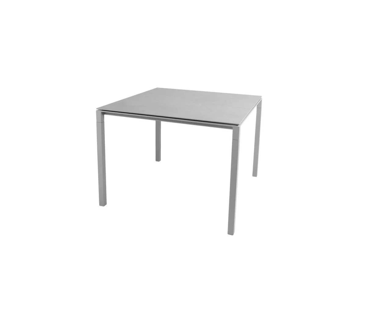 Pure dining table base, 100x100 cm