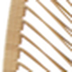 Natural, small round core Weave