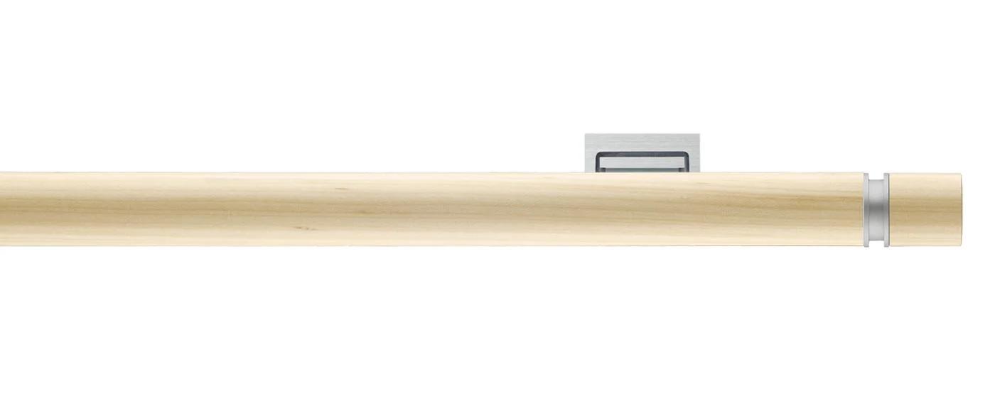 Real maple wood / aluminium