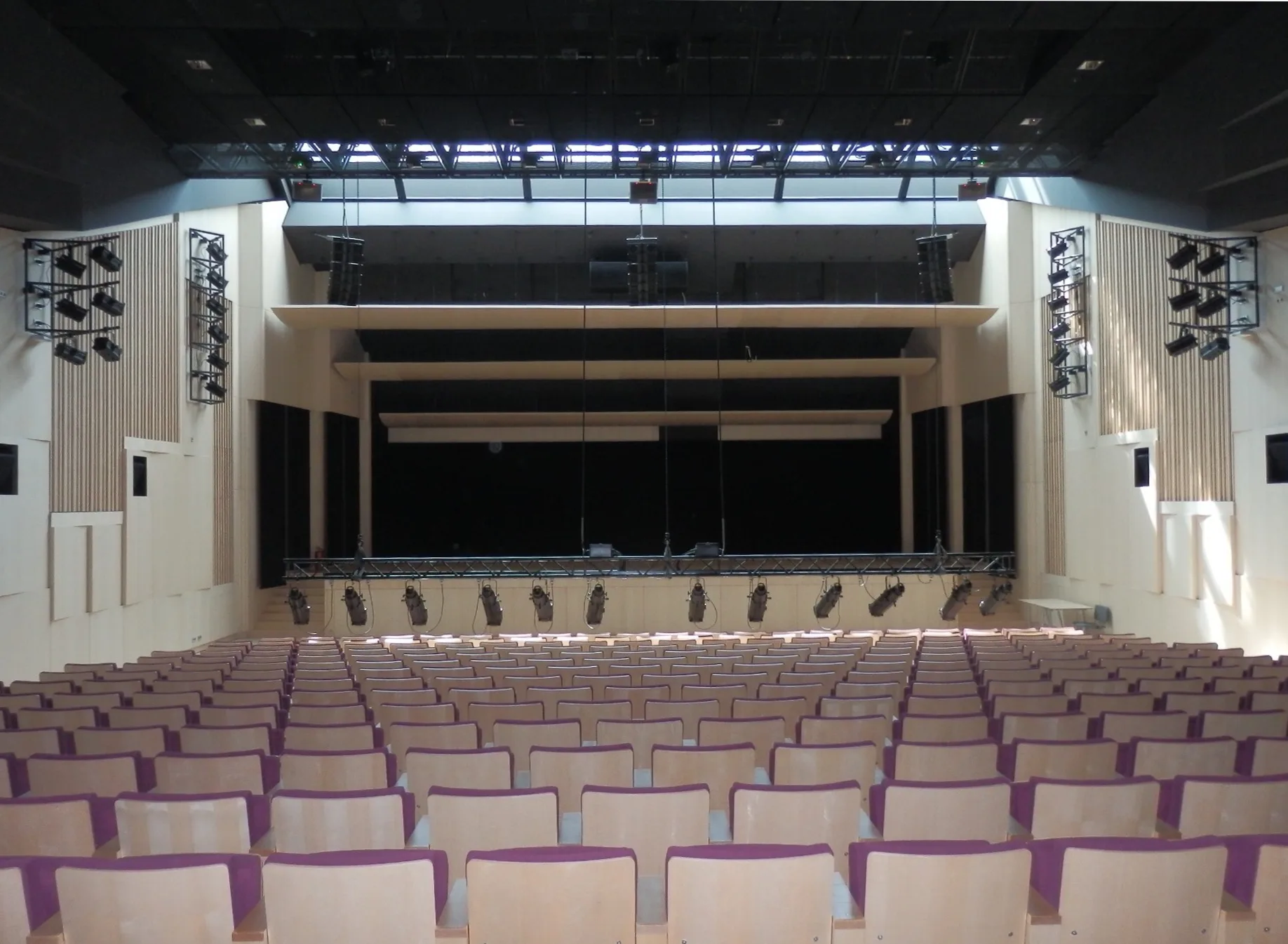 The National Library of Latvia- acoustic systems of Ziedonis Hall