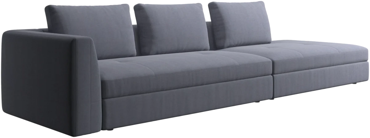 Bergamo sofa with lounging unit