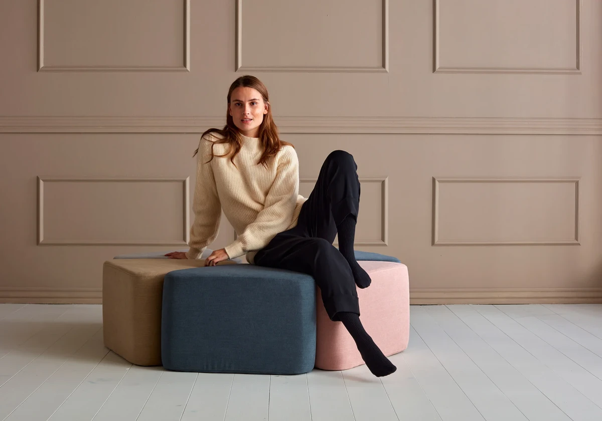 Triangular Pouf