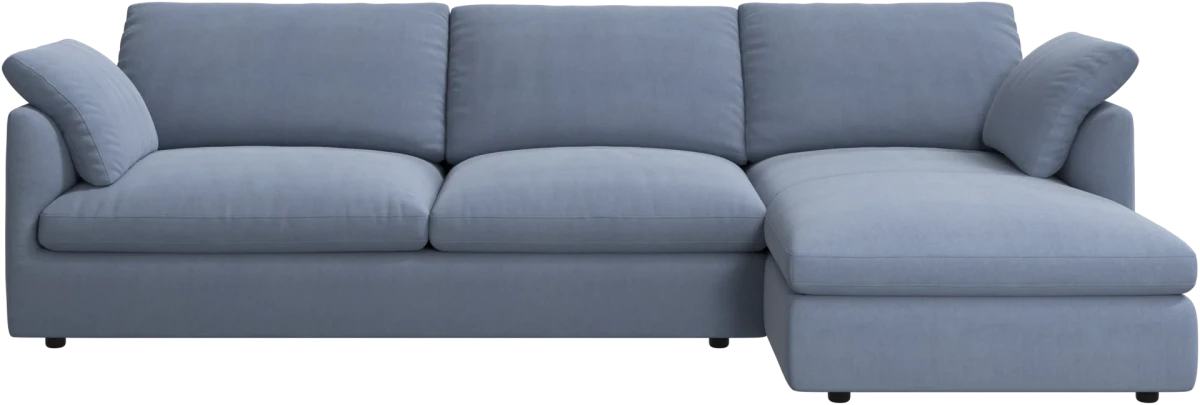 Milano sofa with chaise longue right