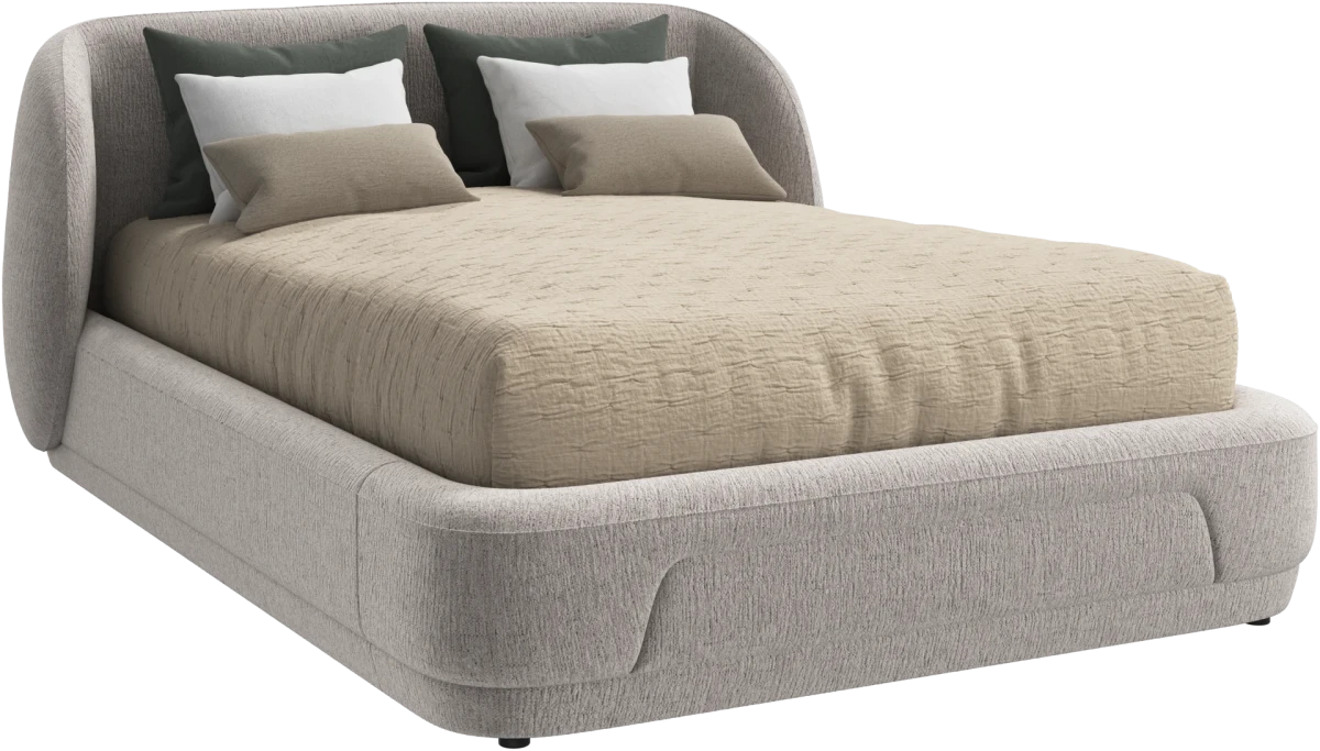 Bolzano bed with slats  - W140xL200cm