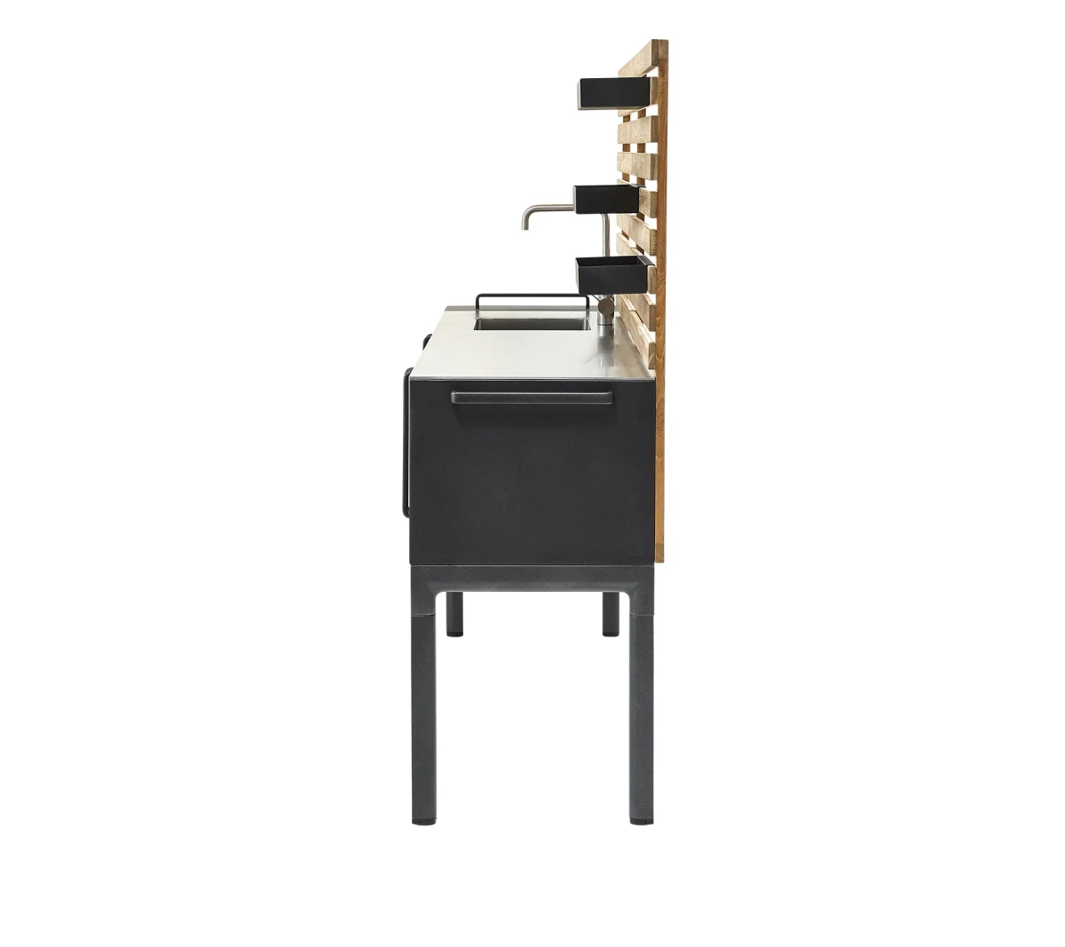 Drop kitchen module incl. 3 shelves