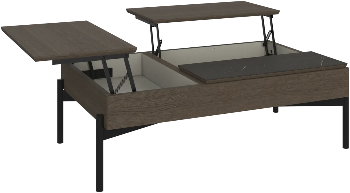 Chiva functional coffee table with storage