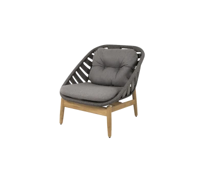 Strington lounge chair w/teak base