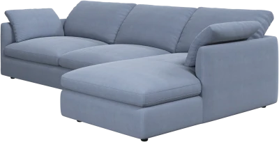 Milano sofa with chaise longue right