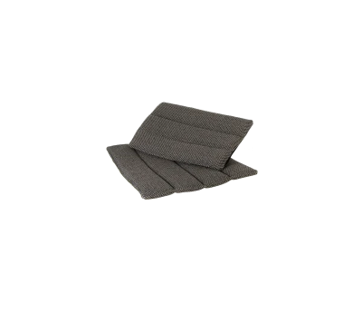 Flip folding chair seat/back cushion