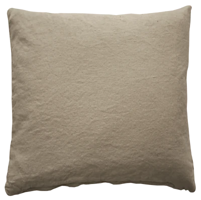 Linen washed cushion