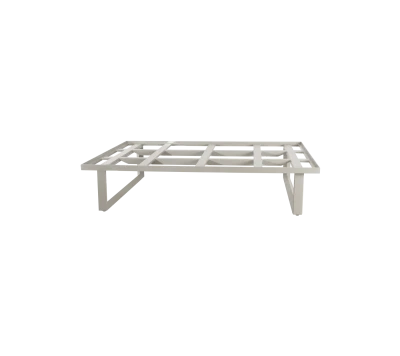 Glaze coffee table base rect. f/tiles, 120x70 cm