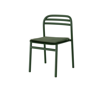 Bliss chair w/o armrest, stackable