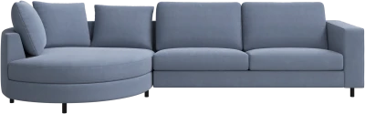 Indivi sofa with chaise longue left