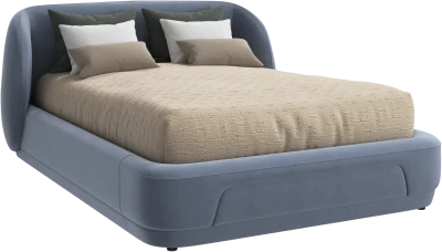 Bolzano bed with slats  - W140xL200cm