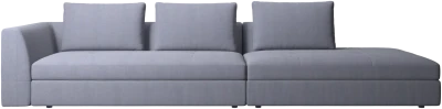 Bergamo sofa with lounging unit