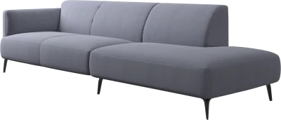 Modena sofa with lounging unit