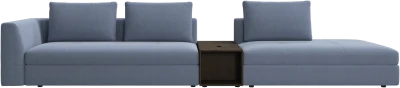 Bergamo 3 seater lounge sofa with storage