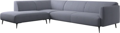 Modena corner sofa with lounging unit