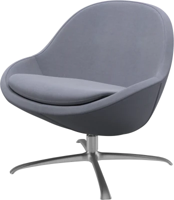 Veneto armchair with swivel function